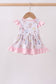 Pink all day adventure bamboo ruffle bubble