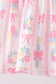 Pink birthday cake smocked bloomer set