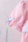 Pink carousel smocked ruffle skorts set