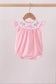 Pink carousel embroidery ruffle bubble