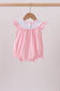 Pink carousel embroidery ruffle bubble