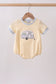 Khaki camper applique bubble