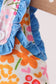 Summer floral print ruffle bubble