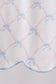 Blue bow ribbon print ruffle shorts set
