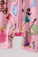 Pink character bamboo romper