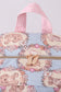 Pink puppy embroidery backpack
