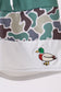 Camouflage duck embroidery swim trunks