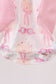 Pink bow castle ruffle bubble