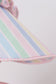 Rainbow stripe bonnet