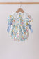 Blue Floral Lace Bubble
