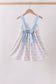 Blue Hydrangea Bow Dress