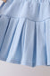 Blue Hydrangea Bow Skorts Set
