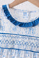 Blue Castle Smocked Ruffle Set