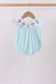 Blue Umbrella Smocked Bubble