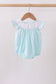 Blue Umbrella Smocked Bubble