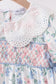 Blue Floral Smocked Dress