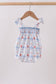 Blue Sailboat Smocked Bubble