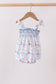 Blue Sailboat Smocked Bubble