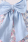 Blue Floral Bow Bubble