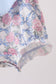Blue Floral Bow Bubble