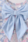 Blue Floral Bow Bloomer Set