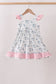 Pink Cowboy Ruffle Dress
