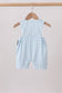Blue Cow Plaid Embroidered Jon Jon