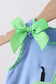 Blue Tractor Applique Seersucker Bloomer Set