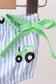 Blue Tractor Stripe UPF Swim Set
