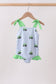Blue Tractor Stripe UPF Swim One-Piece