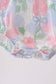 Blue Hydrangea Smocked Pearl Bubble
