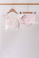 Pink Plaid Bow UPF Swim Set