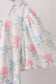 Blue Hydrangea Bow Women Dress