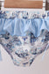 Blue Beach Smocked UPF Swim Set