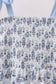 Blue Beach Smocked Women Dress