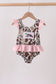 Camo Mallard Embroidered UPF Swim One-Piece