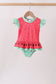 Red Watermelon UPF Swim One-Piece