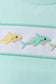 Blue Shark Embroidered Set
