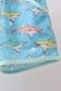 Blue Shark Embroidered Set