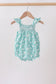 Sage Floral Smocked Bubble