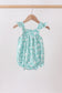 Sage Floral Smocked Bubble