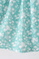 Sage Floral Smocked Dress