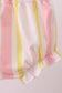 You're my sunshine Embroidered Bow Stripe Bloomer Set