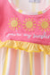 You're my sunshine embroidery Stripe Dress