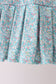 Pink Bear Floral Applique Skorts Set