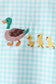 Green Mallard Embroidered Set