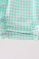 Mint Puppy Plaid Embroidered Bubble