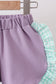 Mint Puppy Plaid Embroidered Set