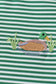 Green Duck Stripe Embroidered Set