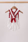 Maroon Alabama Elephant Applique Ruffle Bubble